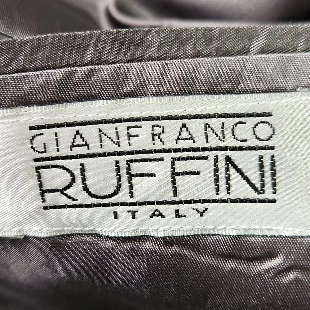 Gianfranco Ruffini Men's Camel Hair Gray Herringbone Blazer 52R